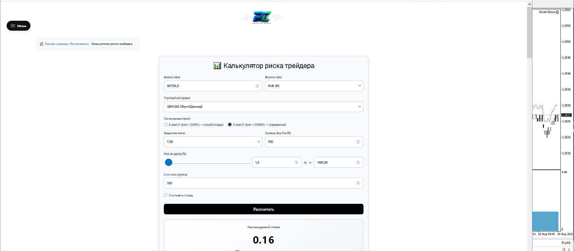 инструменты для трейдинга